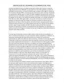 OBSTACULOS DEL DESARROLLO ECONOMICO DEL PERU