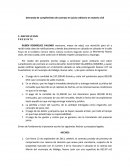 Cumplimiento de contrato.