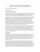 Desarrollo de la inteligencia.