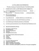 Libro La Palabra más hermosa (4o básico)