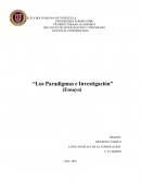 Los paradigmas e investigación