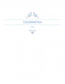 FORMA DE EVALUACION - COLORIMETRIA
