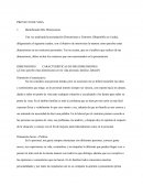 Las DIMENSIONES Y ENTORNOS.