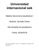 Teoria de la arquitectura - Ensayo