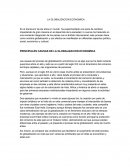 LA GLOBALIZACION ECONOMICA.