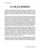 Lo real y lo fantástico