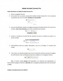 Manual Adobe Acrobat Connect Pro. Página 1