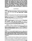 Convenio de divorcio.