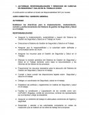 RESPONSABILIDADES EN SST