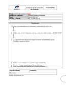 Evaluación Norma ISO 9001.