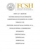 FACTORES SOCIALES EN LAS CONDUCTAS ALIMENTARIAS DE ESTUDIANTES DE LA ESPOL