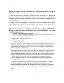 Unos Objetivos del milenio.