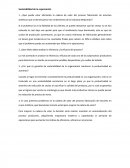 SOSTENIBILIDAD DE LA ORGANIZACIÓN