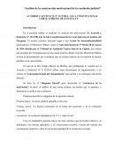 Análisis lógico-jurídico de una resolución judicial.