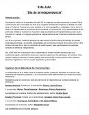 Guion para acto escolar del 9 de julio: Celebración del bicentenario de la independencia argentina