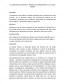 LA SUBSISTENCIA DURANTE EL PROCESO DE FORMACION DE LA CULTURA ANDINA.