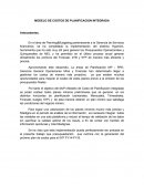 MODELO DE COSTOS DE PLANIFICACION INTEGRADA