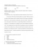 Evaluación Lenguaje y Comunicación.