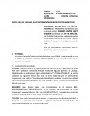 Proceso contencioso administrativo.