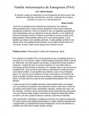 Pastilla Anticonceptiva de Emergencia (PAE)