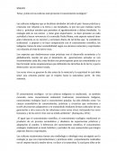 ¿Cómo en las culturas está presente el conocimiento ecológico?.