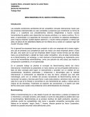 BENCHMARKING EN EL MARCO INTERNACIONAL