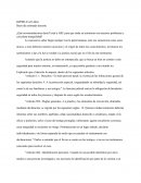 ¿Qué recomendaciones daría Usted a ABC para que rinda su testimonio sin mayores problemas y con plena tranquilidad?.