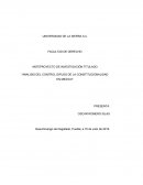 Proyecto de tesis deficiencia en el sistema de cadena de custodia en Mexico.