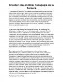 Enseñar con el alma.