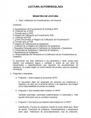 Desarrollo Actividad Semana N° 3 Registro de Lectura