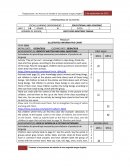 CHRONOGRAM OF ACTIVITIES