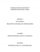 INTRODUCCION A LA CONTABILIDAD - EJERCICIOS.