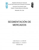 Segmentación de Mercado de consumo.