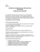 SISTEMA DE AUDIENCIAS EN EL PROCESO PENAL ACUSATORIO