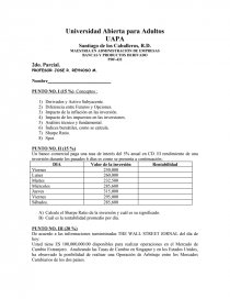 BANCAS Y PRODUCTOS DERIVADO. Página 1