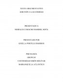 TEXTO ARGUMENTATIVO ADICCIÓN A LAS COMIDAS