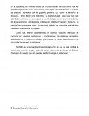 Ensayo: Sistema financiero mexicano