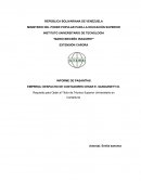 INFORME DE PASANTÍAS. EMPRESA: DESPACHO DE CONTADORES CESAR E. SANGUINETTI D.