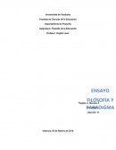 Ensayo filosofía y paradigma