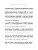 INTERACCION FORMAL E INFORMAL