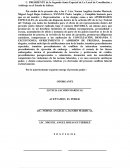 Un Ejemplo de carta poder.