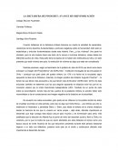 LA DICTADURA DE PINOCHET: AVANCE SIN REIVINDICACIÓN