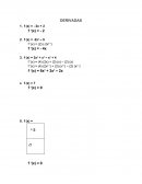 Ejercicios de derivadas.