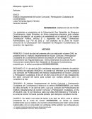 REFERENCIA: DERECHO DE PETICIÓN.