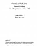 Linguistica y Discursividad Social.