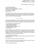 Dictamen de Hechos de Transito.