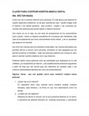 CLAVES PARA COSTRUIR NUESTRA MARCA DIGITAL