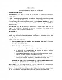 PRINCIPIOS RECTORES Y GARANTIAS PROCESALES. Página 1
