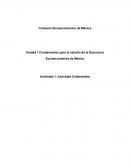 Contexto socioéconomico de méxico. Unidad 1 Fundamentos para el estudio de la Estructura