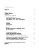 Evaluación de desempeño en las compañias y sus componentes.